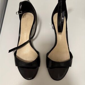 Charles & Keith Black Strappy Heels